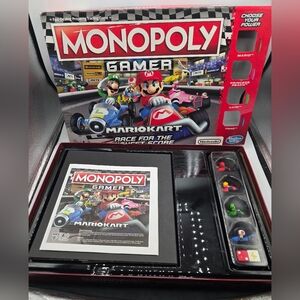 Nintendo Monopoly Gamer Mario Kart Board Game - Red